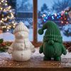 Komplet pięciu figurek świątecznych z druku 3D po 8 cm: Mikołaj, bałwan, renifer, aniołek i skrzat