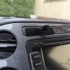 Mocowanie telefonu do kokpitu z druku 3D – wsuwana baza z kulką 17 mm do szczeliny na karty w desce rozdzielczej